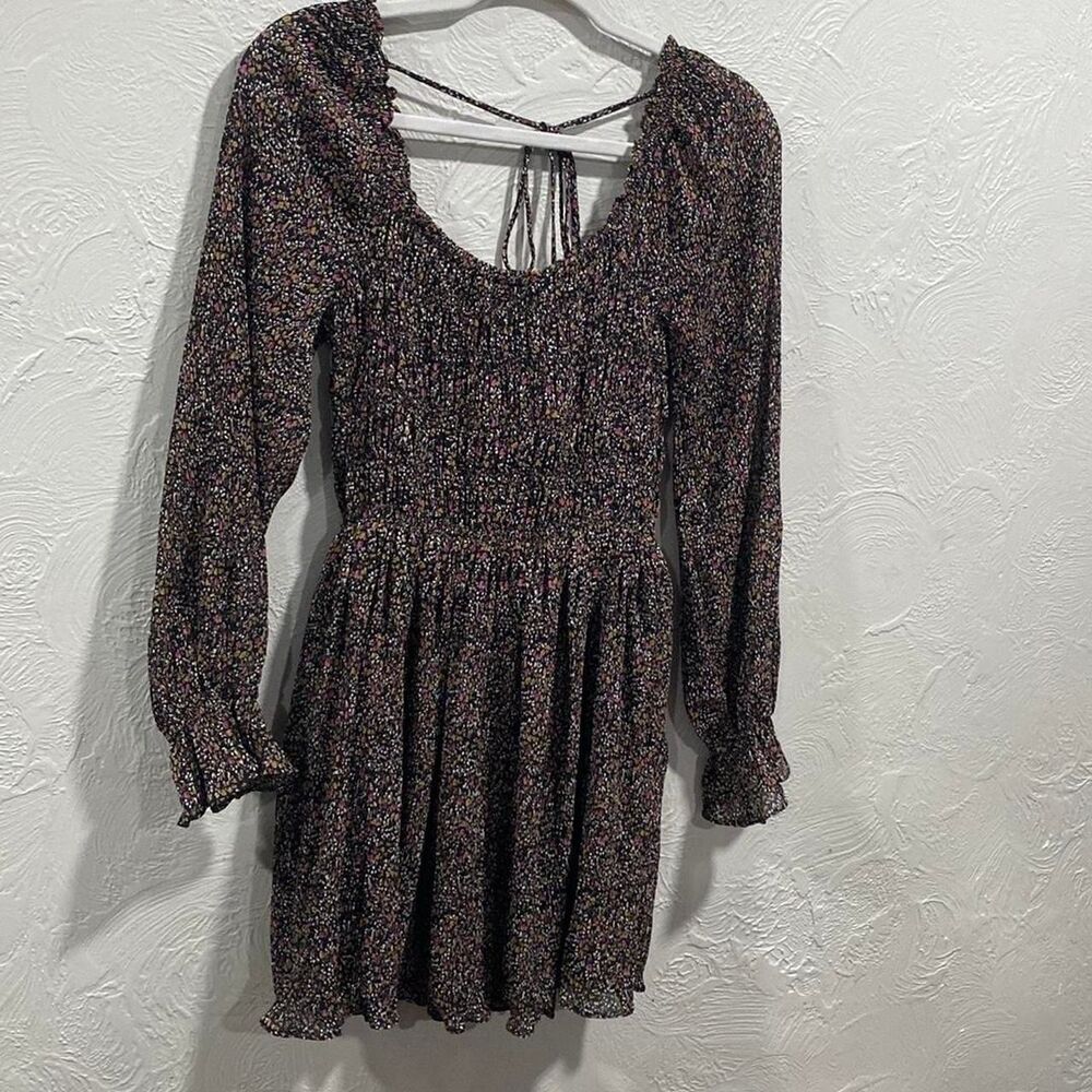 Lucy-paris Women's Black and Purple Dress